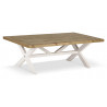 Table Basse Bois Blanc 120x75x41cm