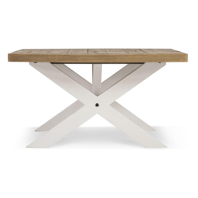 Table Basse Bois Blanc 120x75x41cm