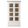 Vaisselier 1 Tiroir Bois Blanc 96x47x179cm