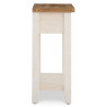 Console 1 Tiroir Bois Blanc 90x35x80cm