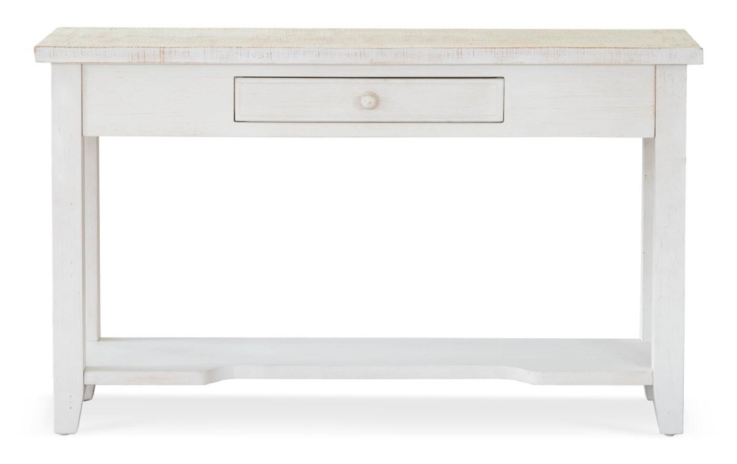 Console 1 Tiroir Bois Blanc 120x41.5x78cm Console 1 Tiroir Bois Blanc 120x41.5x78cm