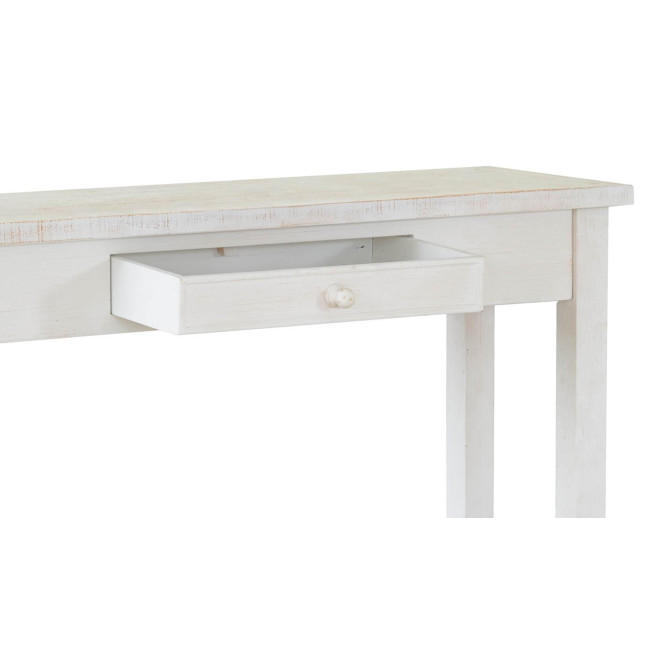 Konsole 1 Schublade Holz Weiß 120x41.5x78cm
