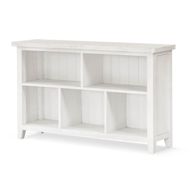 Bibliothèque Bois Blanc 130x33x78cm