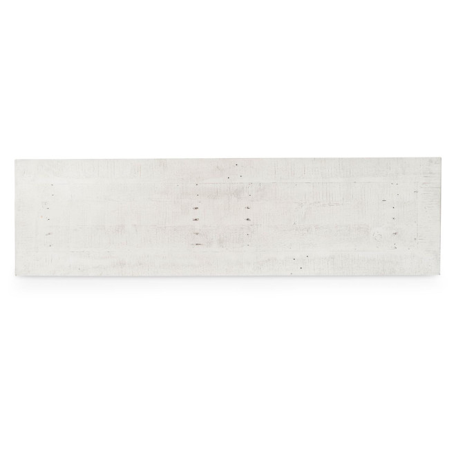 Bücherregal Holz Weiß 130x33x78cm