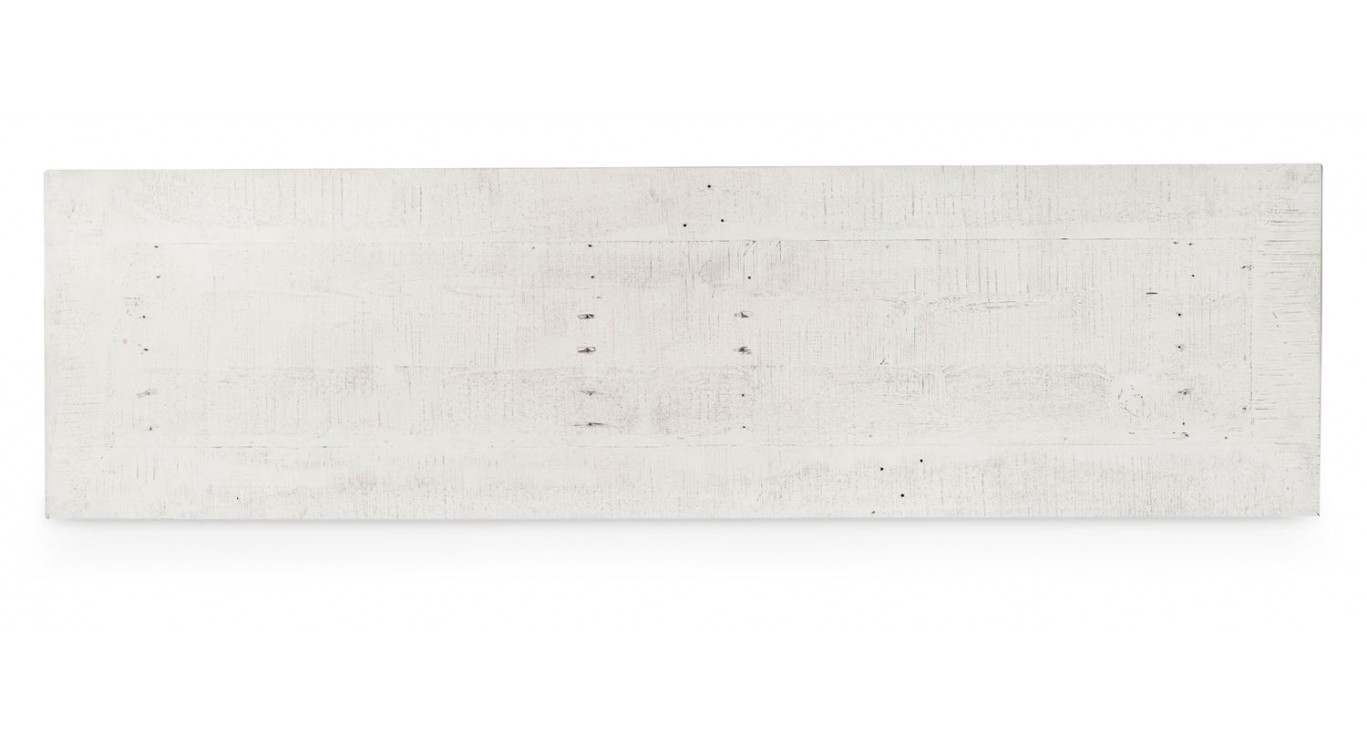 Bücherregal Holz Weiß 130x33x78cm