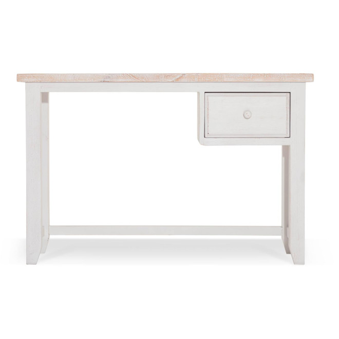 Schreibtisch Holz Weiß 120x50x78cm