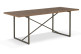 Esstisch Holz Metall Braun 180x90x76cm