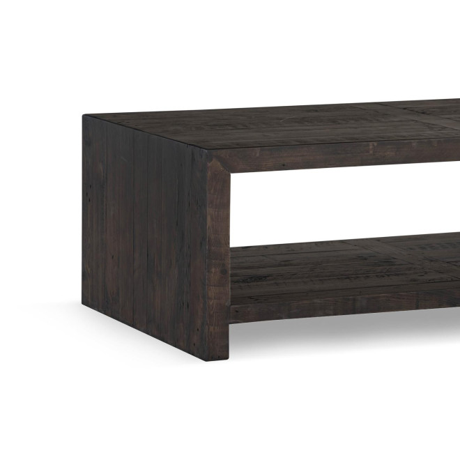 Table Basse Bois Marron 140x75x45cm