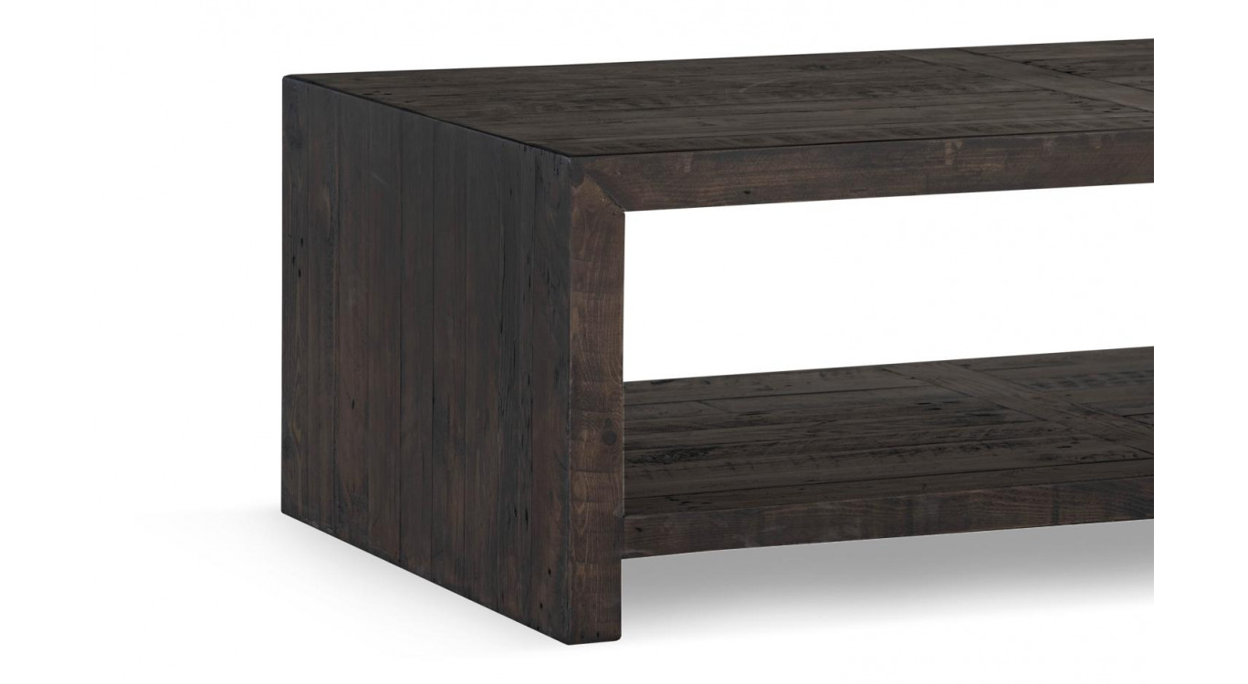 Table Basse Bois Marron 140x75x45cm