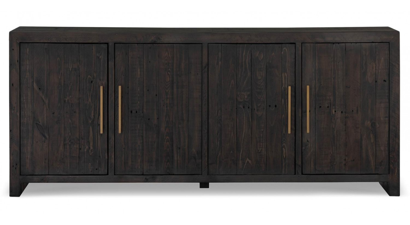 Buffet Bois Marron 200x40x85cm
