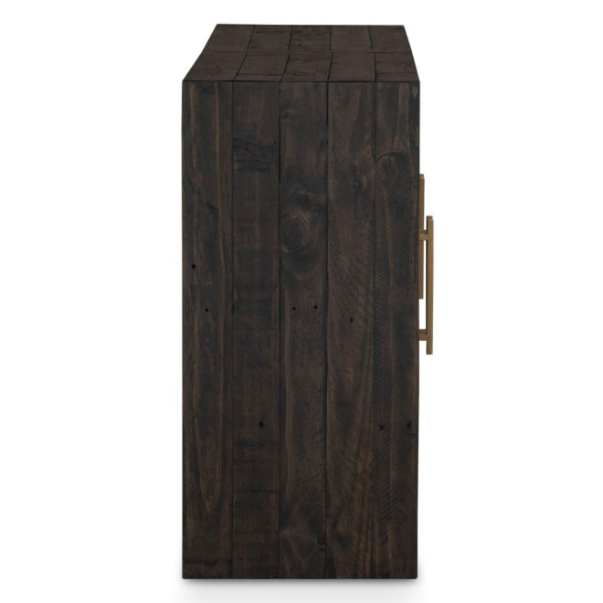 Buffet Bois Marron 200x40x85cm