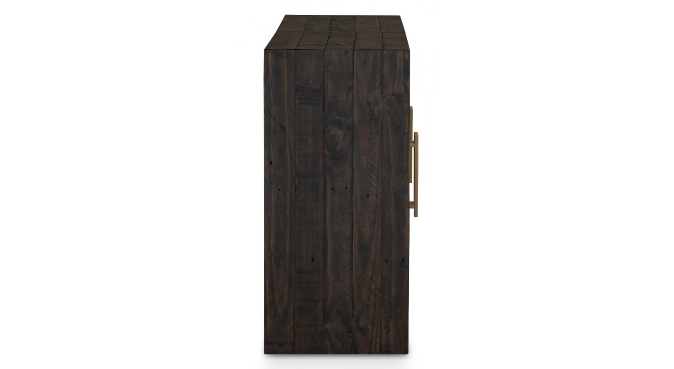 Buffet Bois Marron 200x40x85cm