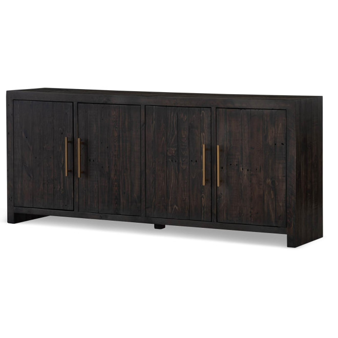 Buffet Bois Marron 200x40x85cm