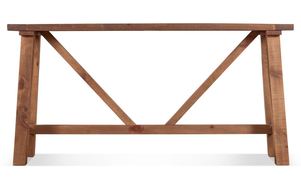 Console Bois Marron 146.5x40x75cm Console Bois Marron 146.5x40x75cm