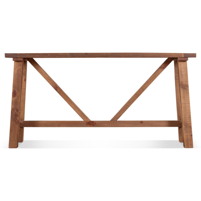Console Bois Marron 146.5x40x75cm