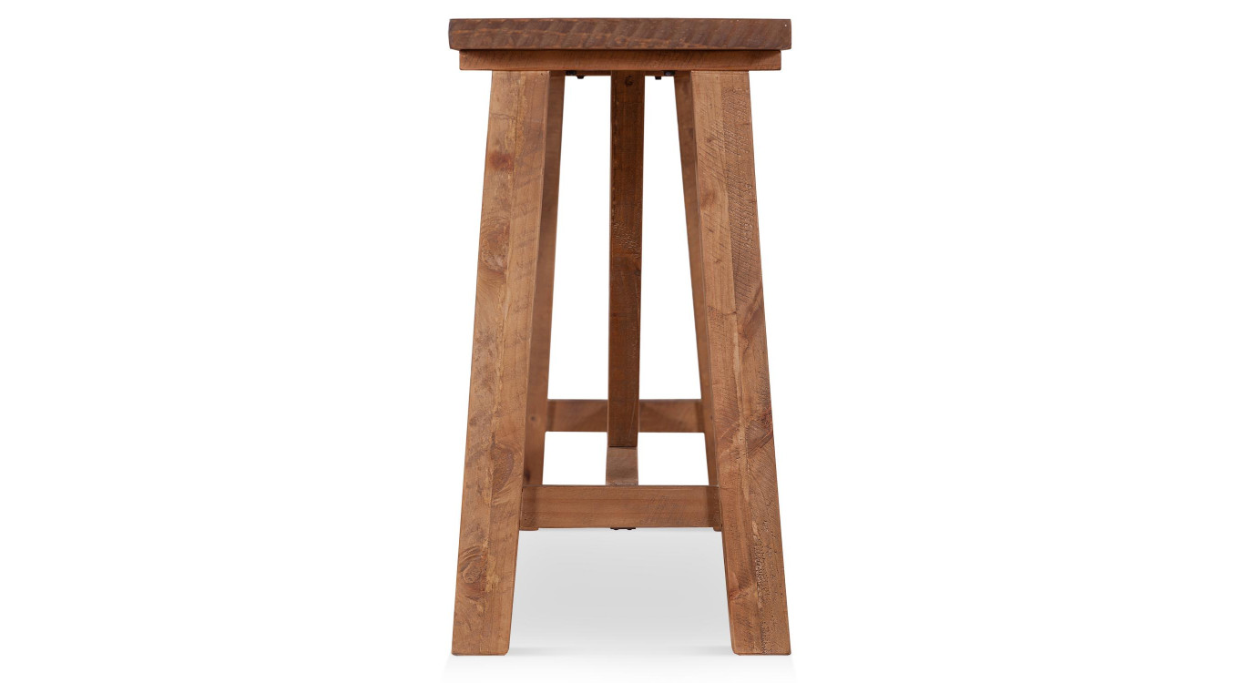 Console Bois Marron 146.5x40x75cm