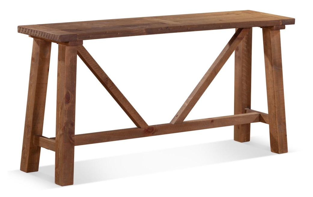Console Bois Marron 146.5x40x75cm