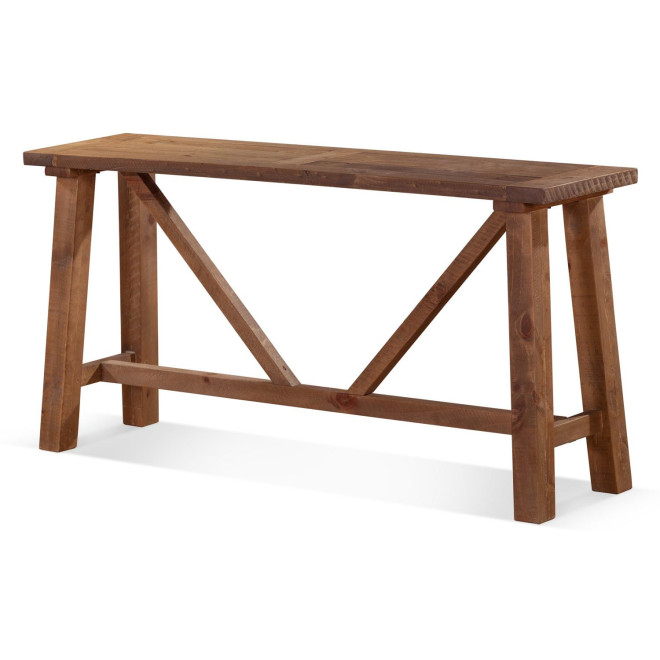 Console Bois Marron 146.5x40x75cm