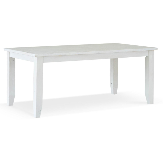 Esstisch Holz Weiß 180x105x77.5cm