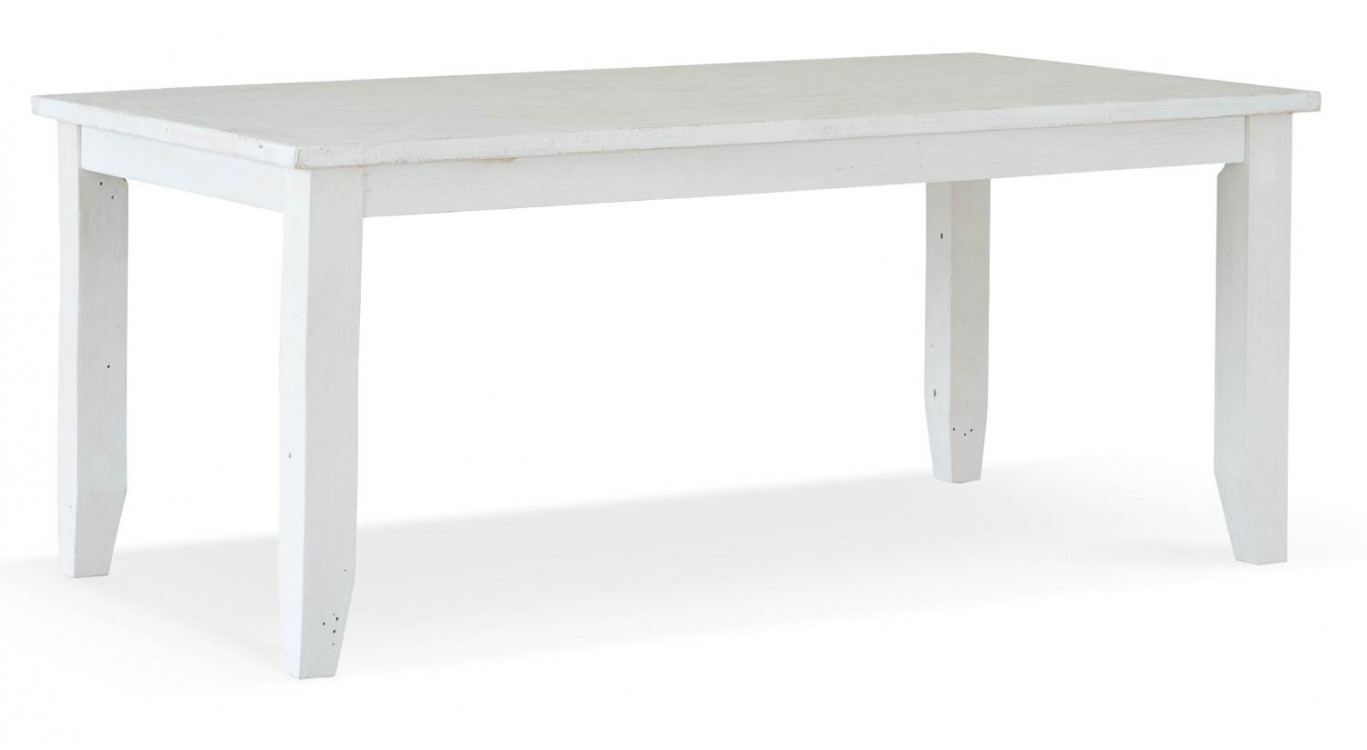 Esstisch Holz Weiß 180x105x77.5cm