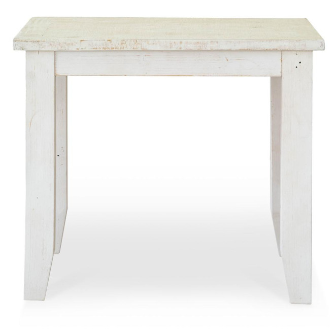 Esstisch Holz Weiß 90x90x77.5cm