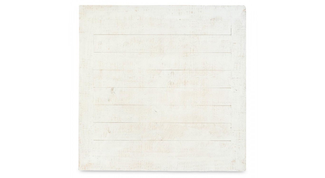 Esstisch Holz Weiß 90x90x77.5cm