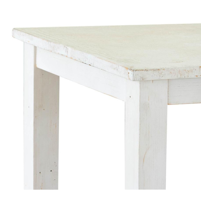Esstisch Holz Weiß 90x90x77.5cm
