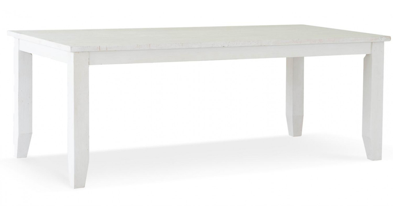Esstisch Holz Weiß 210x105x78cm