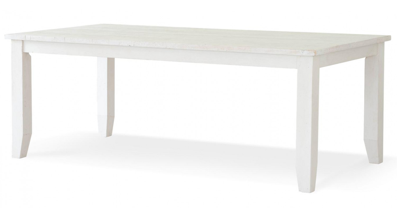 Esstisch Holz Weiß 210x105x78cm