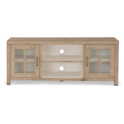 Meuble TV Bois Marron 160x45x65cm