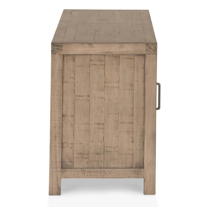 TV-Möbel Holz Braun 160x45x65cm