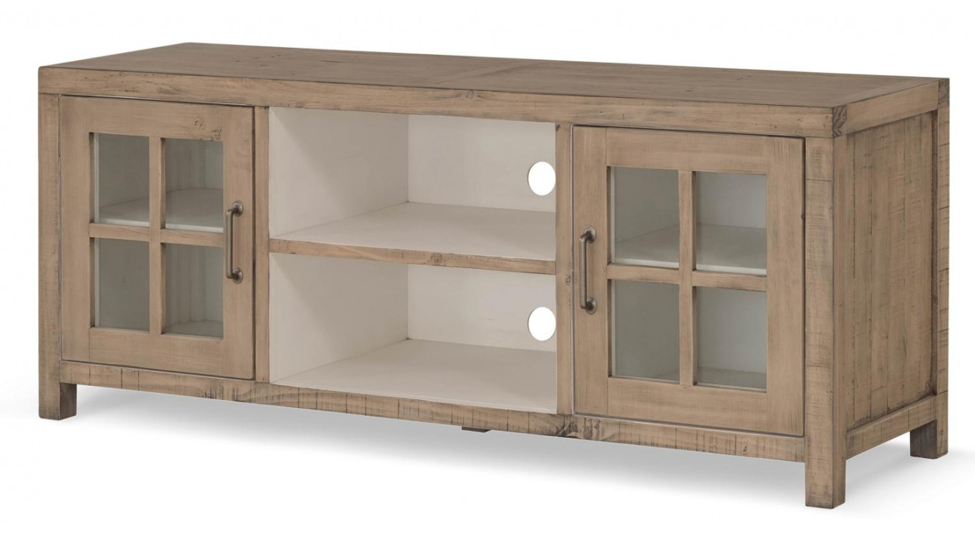 Meuble TV Bois Marron 160x45x65cm
