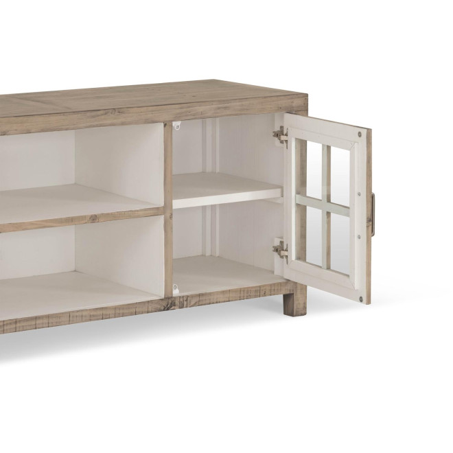 TV-Möbel Holz Braun 160x45x65cm