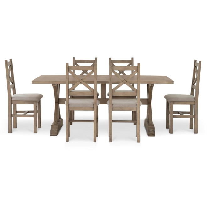 Table à Manger Bois Marron 200x100x76cm