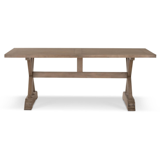 Table à Manger Bois Marron 200x100x76cm