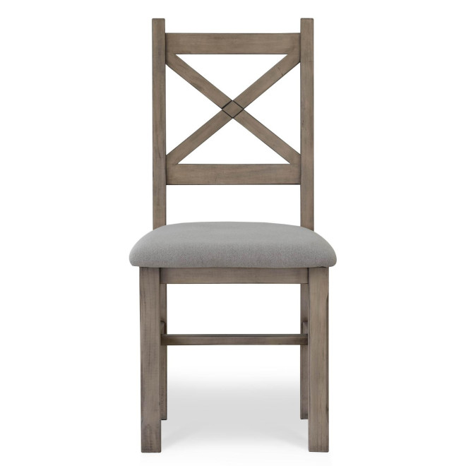 Lot de 2 Chaises Bois Marron 48x49.5x102cm