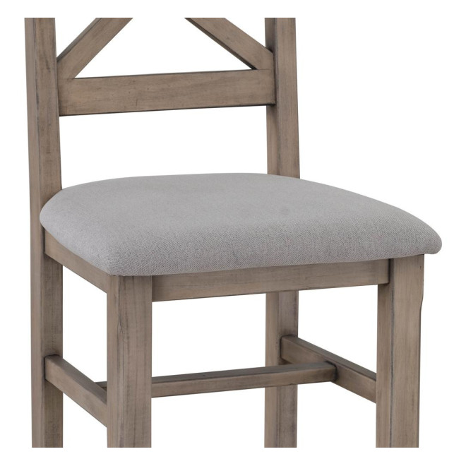 2er-Set Holzstühle Braun 48x49.5x102cm