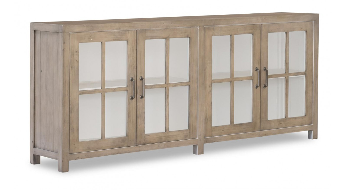 Anrichte Holz Braun 210x40x90cm