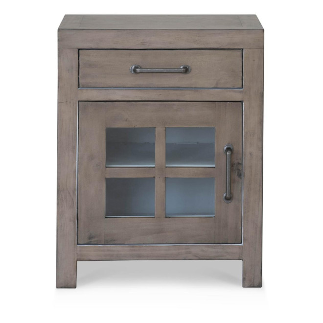 Nachttisch 1 Schublade Holz Braun 50x45x65cm