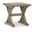 Nachttisch Holz Braun 55x55x55cm