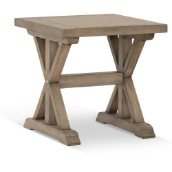 Table De Chevet Bois Marron 55x55x55cm