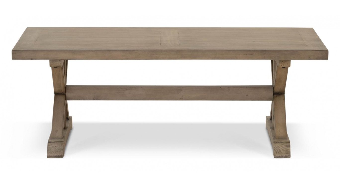 Niedriger Holztisch Braun 130x70x45cm
