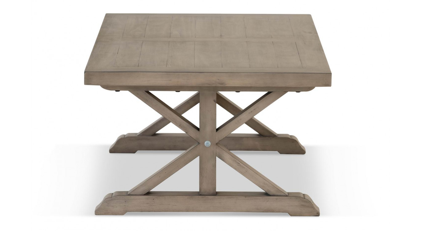 Niedriger Holztisch Braun 130x70x45cm