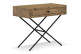 Consolle 1 cassetto Legno Metallo Marrone 75x40x65cm