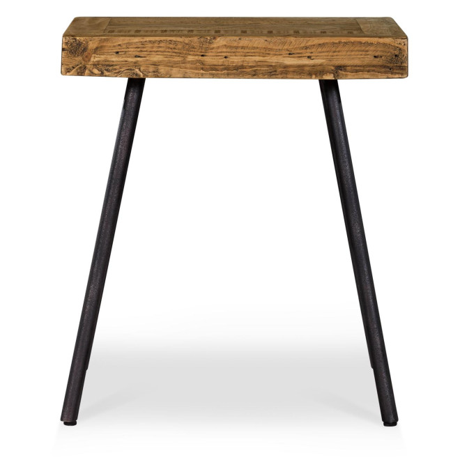 Nachttisch Holz Metall Braun 50x50x55cm