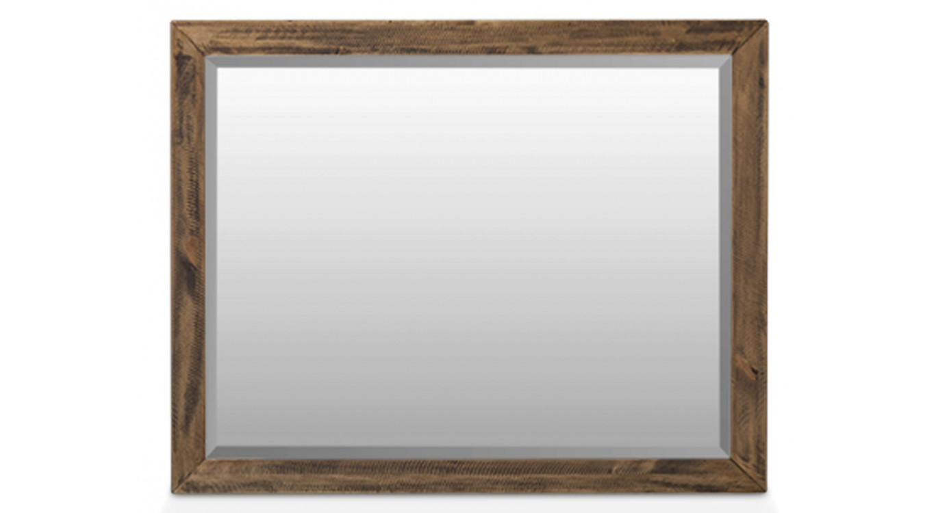 Miroir Bois Marron 100x80cm