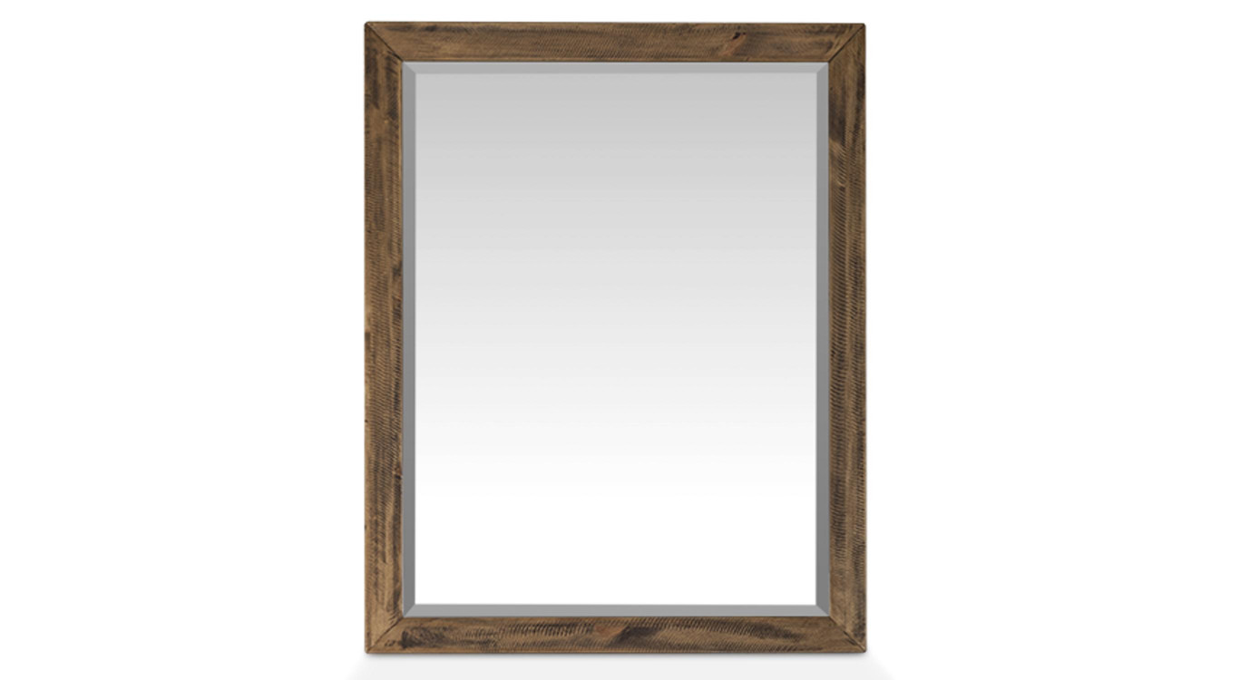 Miroir Bois Marron 100x80cm