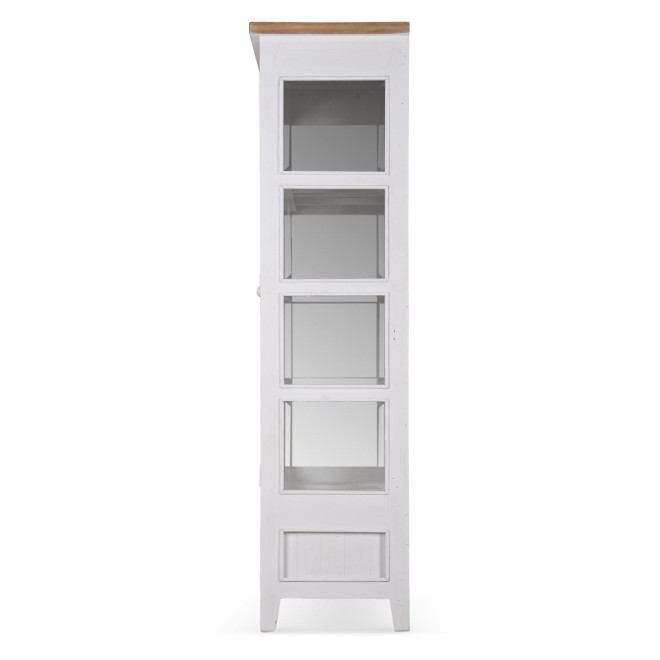 Vaisselier 1 Tiroir Bois Blanc 95x47x180cm