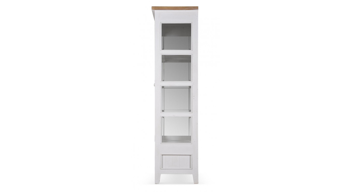 Vaisselier 1 Tiroir Bois Blanc 95x47x180cm