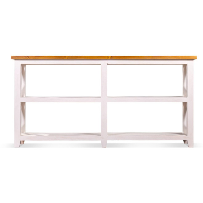 Bibliothèque Bois Blanc 180x40x90cm